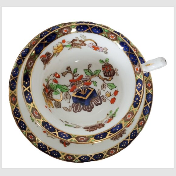 Rare RADFORDS Fenton LIAO Imari Style Hand Painted English Tea Cup - Picture 3 of 6